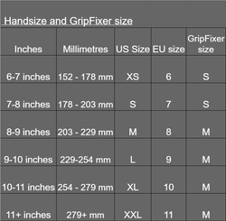 GripFixer Tennis Small Left - небесный