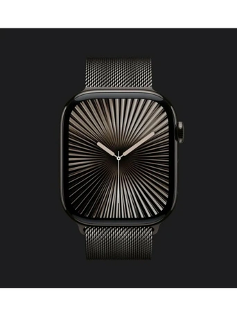 Умные часы Apple Watch S10 46 мм Cell, Slate Titanium, Slate Milanese Loop - M/L