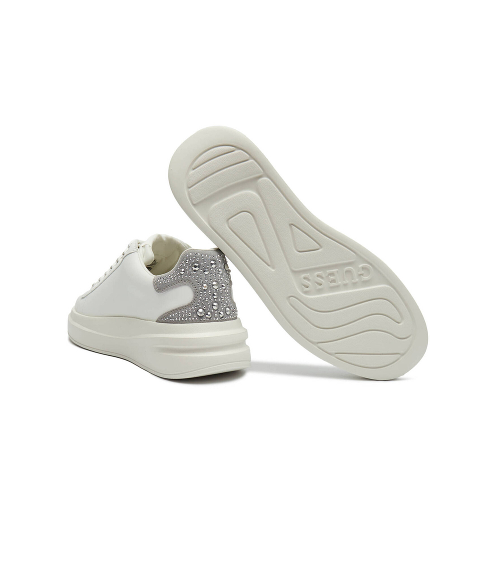 Кожаные кроссовки elbina Guess - белый(FLTELB LEA12)