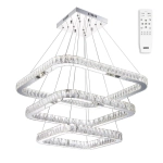 Eletto Granda EL336P100 LED Люстра хрустальная с пультом Хром