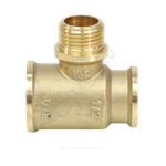 Тройник латунь переходной Ду 15 (1/2") ВР/НР/ВР VALFEX VF.132.L.012