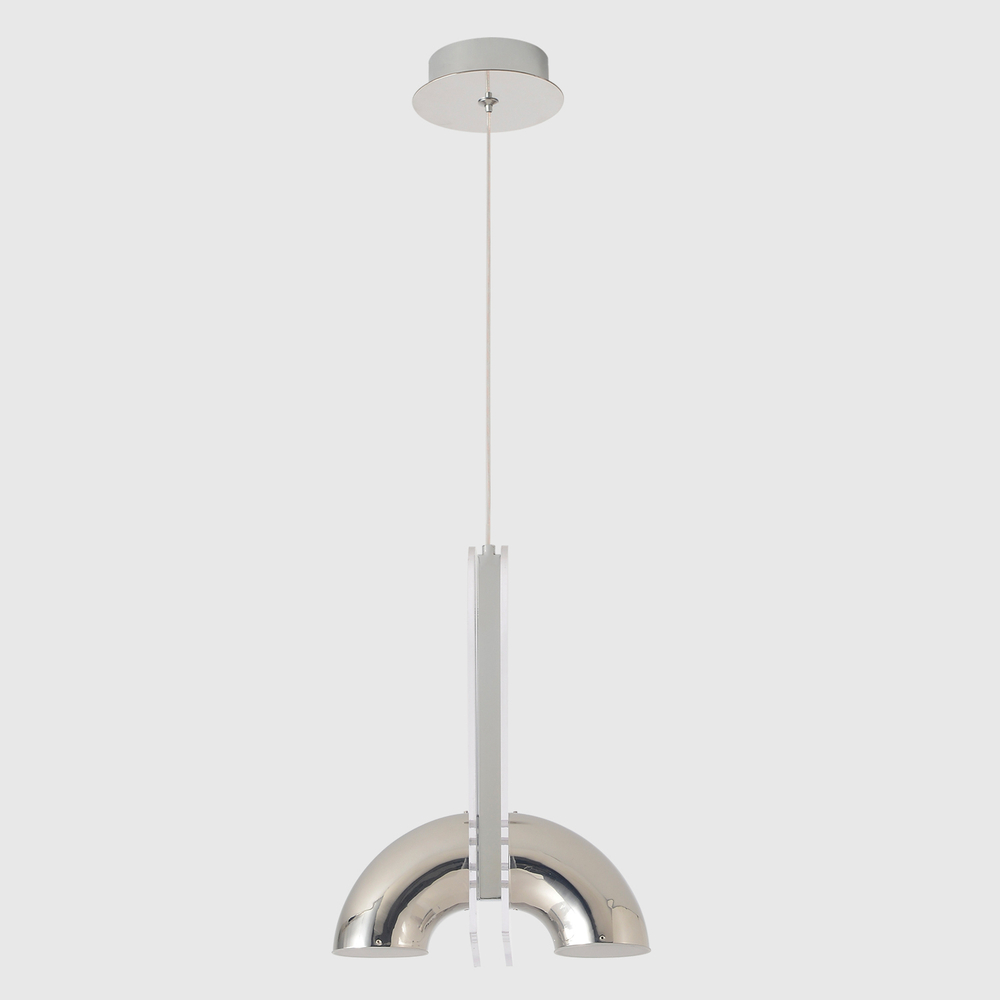 Подвесной светодиодный светильник Crystal Lux ELEMENT SP12W LED CHROME