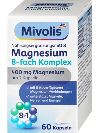 Mivolis Магний в 8 формах капсулы, 60 шт., 42 г.