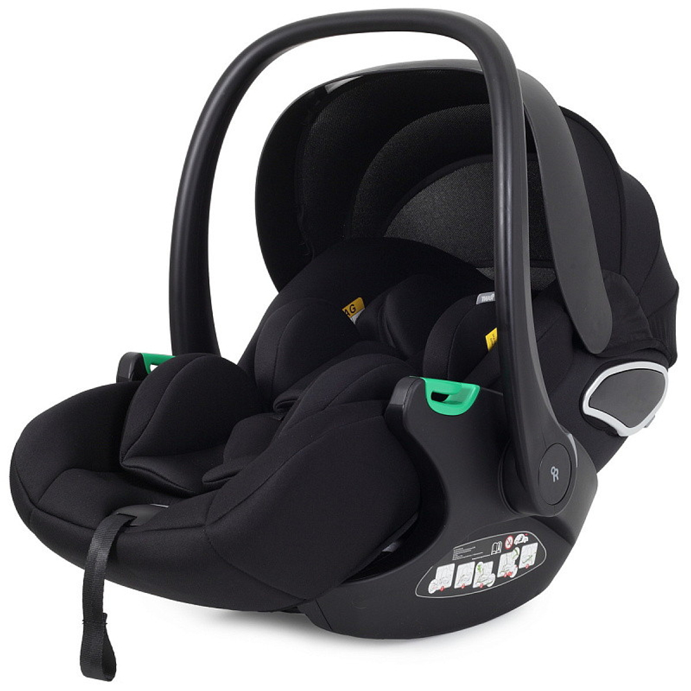 Детская коляска Rant Flex Therm Soft 3 в 1 с автокреслом Evomax Black Forest Green