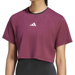 Женская теннисная футболка Adidas Pro - maroon