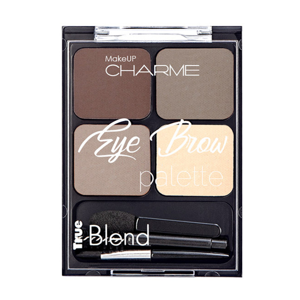 CHARME Набор теней для коррекции бровей "True Blend" (CLASSIC) 4 в 1