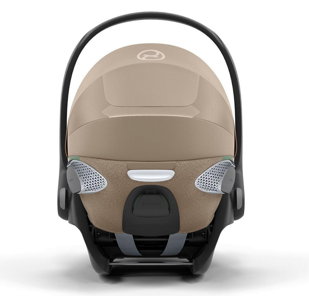 Коляска 3 в 1 Cybex Priam IV Rosegold complete и автокресло Cloud T i-Size Cozy Beige Plus Off White