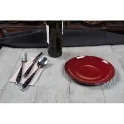 Тарелка d 20 см h2 см Evolution Dark Red P.L. Proff Cuisine [6]