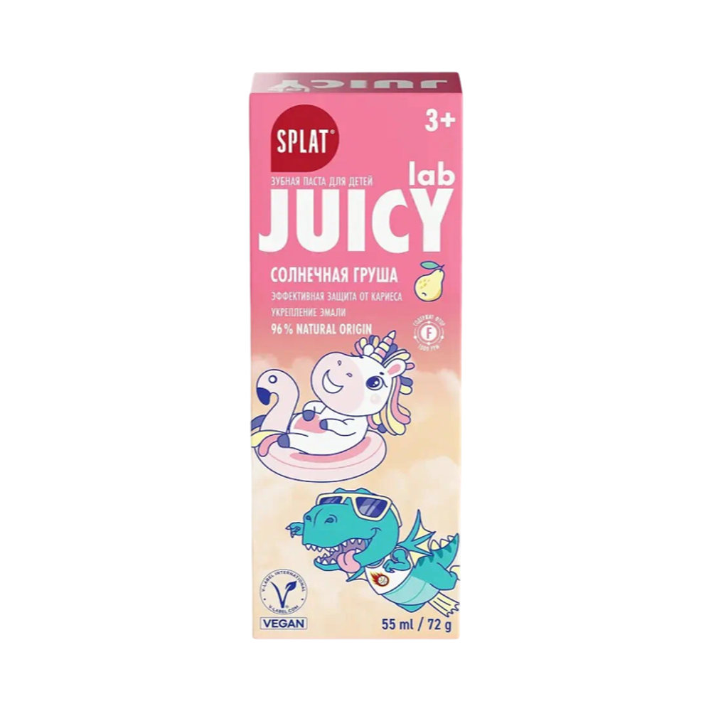Детская зубная паста Splat kids juicy Груша 45гр