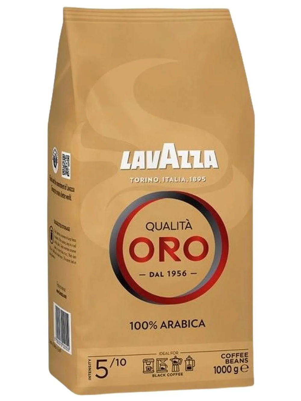 Кофе в зернах LavAzza Qualita Oro, 1 кг (Лавацца)