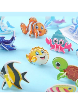 Конструктор 3D "Морские обитатели" 30 в 1, арт. 05019