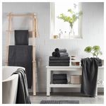 Набор полотенец IKEA VAGSJON (ВОГШЁН), Темно-серый, 30х30 см, 4 шт