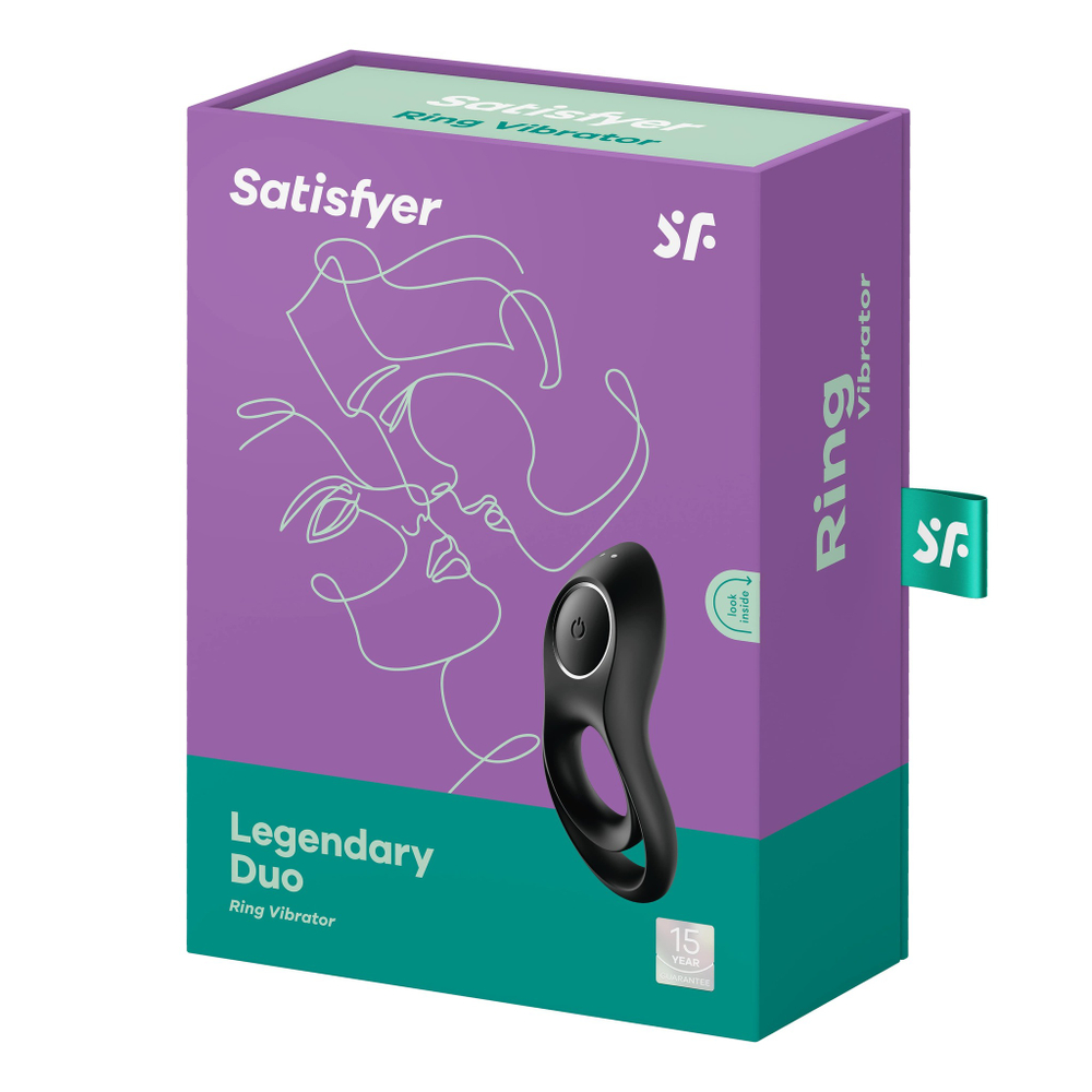 Эрекционное кольцо Satisfyer Legendary Duo черный