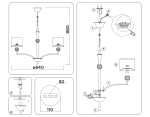Светильник подвесной LH71123/8 SN/WH никель/белый E14/8 max 40W D840*880