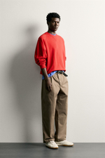 БРЮКИ RELAXED FIT СО СКЛАДКАМИ — ZARA · 1063/443