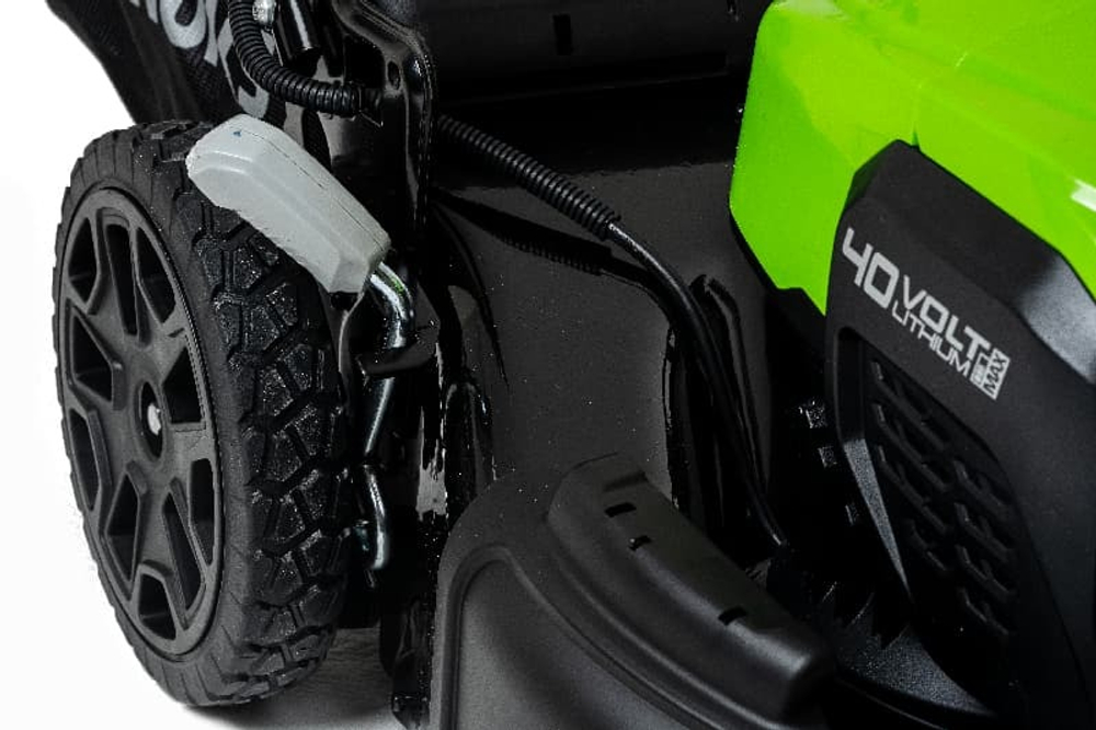 Газонокосилка аккумуляторная Greenworks Арт. 2506807, 40V, 46см, самоходная, бесщеточная