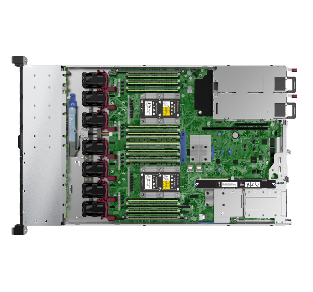 Стоечный сервер - HP Enterprise ProLiant DL360  Gen10, 1U, 8x 2.5“, 1x Xeon[5218] 16 Cores, 32Gb, P19777-B21