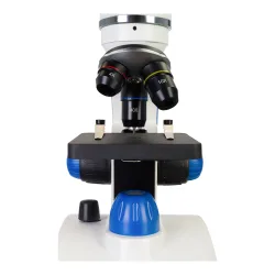Микроскоп Levenhuk Discovery Pico Gravity с книгой - предметный столик и револьверное устройство с объективами
