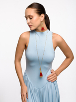 Серьги из коралла