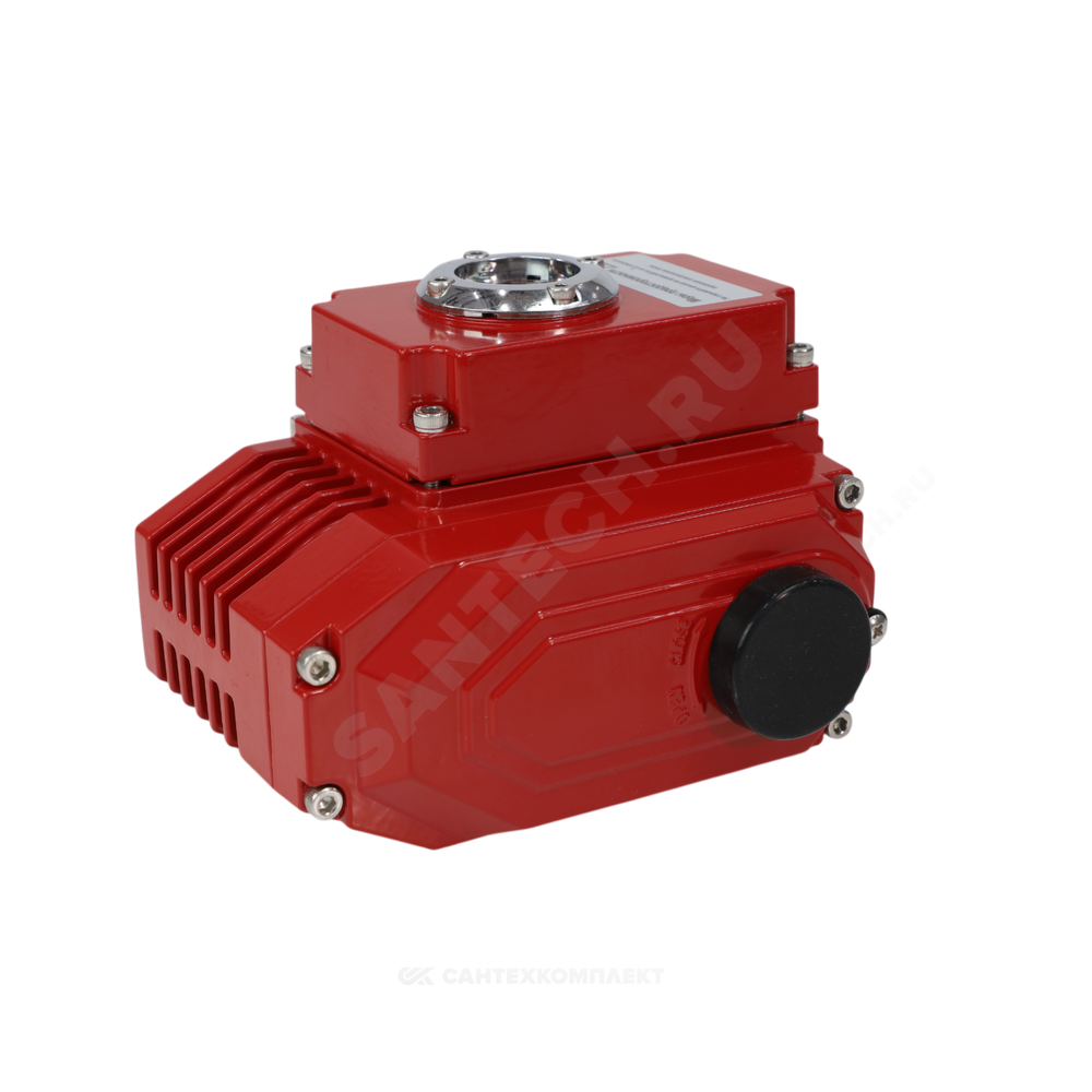 Электропривод четвертьоборотный QB-3-120 F05/F07 17х17/14х14 квадрат 220В IP67 для 3-ходорого крана Benarmo