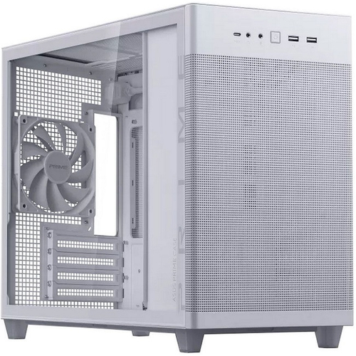 Корпус Mini-Tower ASUS PRIME CASE AP201 TG White, Micro-ATX (90DC00G3-B39010)