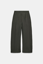 Брюки с широкими штанинами из коллекции ZW - ZARA