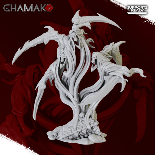 Grand Alliance Death Nighthaunt Spirit Hosts Злобные духи №1 миниатюра для dnd, днд, pathfinder, фентези, Настольная игра, НРИ, Варгейм, РПГ