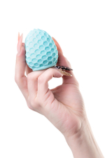 Мастурбатор A-Toys Pufl, бирюзовый, ТРЕ, 6 см Ø 2,7 см