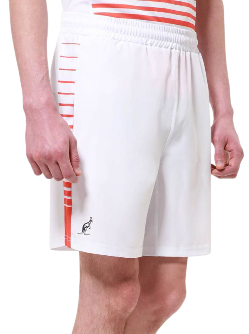 Мужские теннисные шорты Australian Ace Lines 7in Shorts - белый