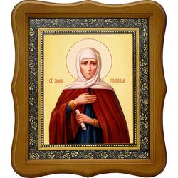 Святая Анна Пророчица, мать пророка Самуила. Икона на холсте.