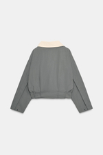 УКОРОЧЕННАЯ КУРТКА С ПОЯСОМ — ZW COLLECTION — ZARA