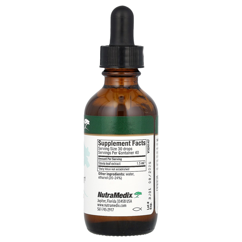 NutraMedix, стевия, поддержка микрофлоры, 60 мл (2 жидк. унции)