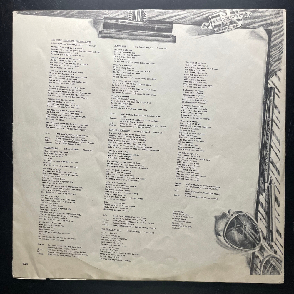 10cc - The Original Soundtrack (Скандинавия 1975г.)