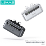 Power Bank внешний аккумулятор повербанк магнитный беспроводной MagSafe USAMS 5000 мАч 20W
