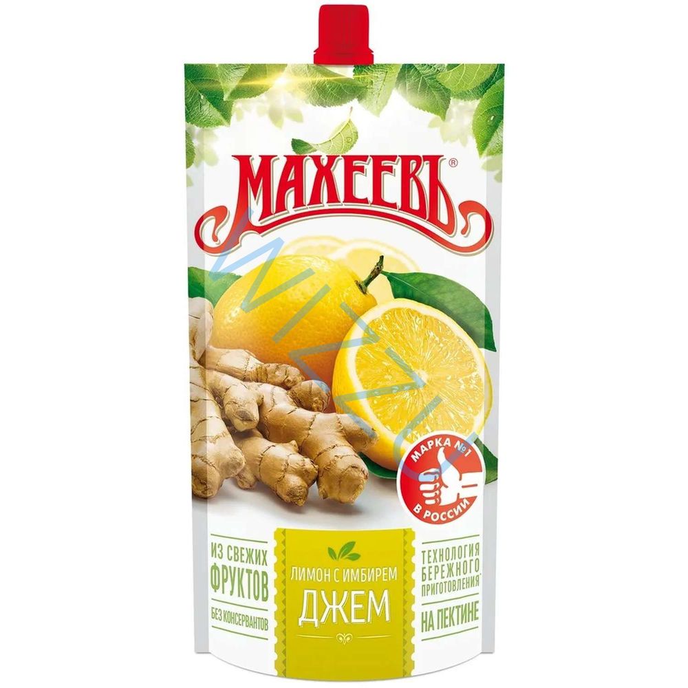 Джем Махеевъ д/пак 300г Лимон с имбирем
