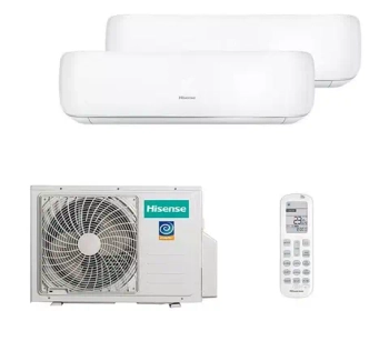 Мульти сплит-система Hisense на 2 комнаты (20+20 кв.м.) PREMIUM DESIGN R32