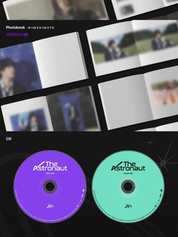 Альбом JIN (BTS) - The Astronaut 2 Version SET
