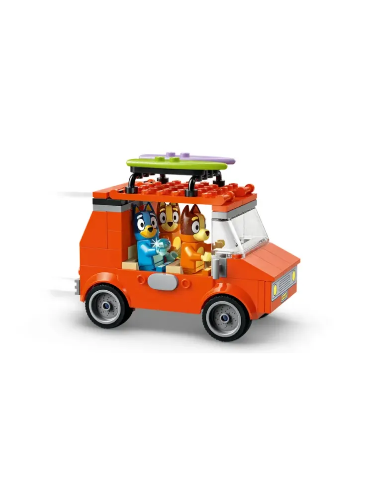 Конструктор Bluey 11202 Пляж Блуи и поездка на машине