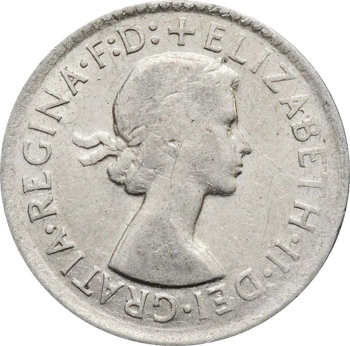 3 пенса 1963 Австралия