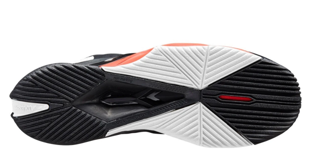 Мужские кроссовки теннисные Wilson Rush Pro Tour MID - black/white/poppy red