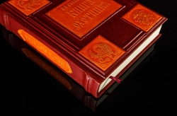 Сабанеев Л.П. "Книга охотника" Книга подарочная в кожаном переплете