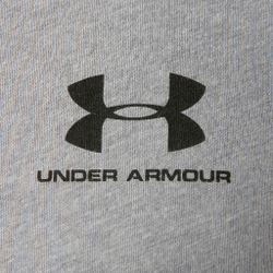 Мужское теннисное поло Under Armour Sportstyle Left Chest T-Shirt Men - Grey, Black
