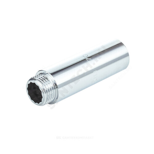 Удлинитель латунь хром Ду 15 (1/2") L=100мм ВР/НР 9031 Aquasfera 9031-10