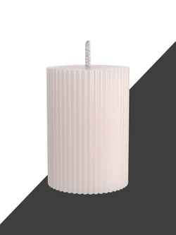 Декоративная свеча 7х10см SCANDYLAB Empire White SL-ES01