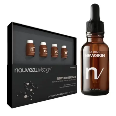 Bright NewSkin Collection Nouveau Visage | Бустер + Сыворотка с экзосомами для осветления и сияния кожи