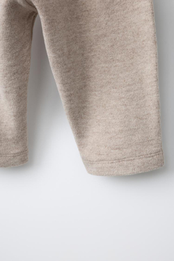 ZARA БРЮКИ ГАРЕМ SOFT TOUCH, БЕЖЕВЫЙ