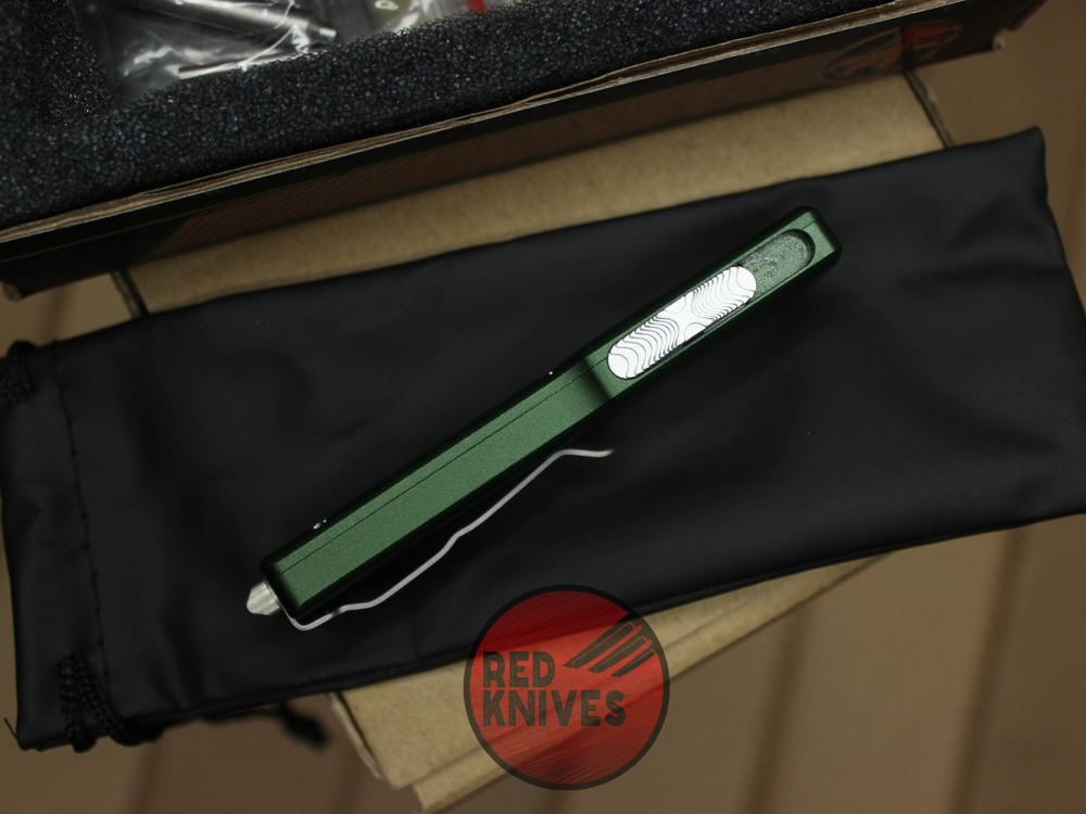 Нож Microtech UTX-70 A+++ Standard S/E - зеленый апокалиптик