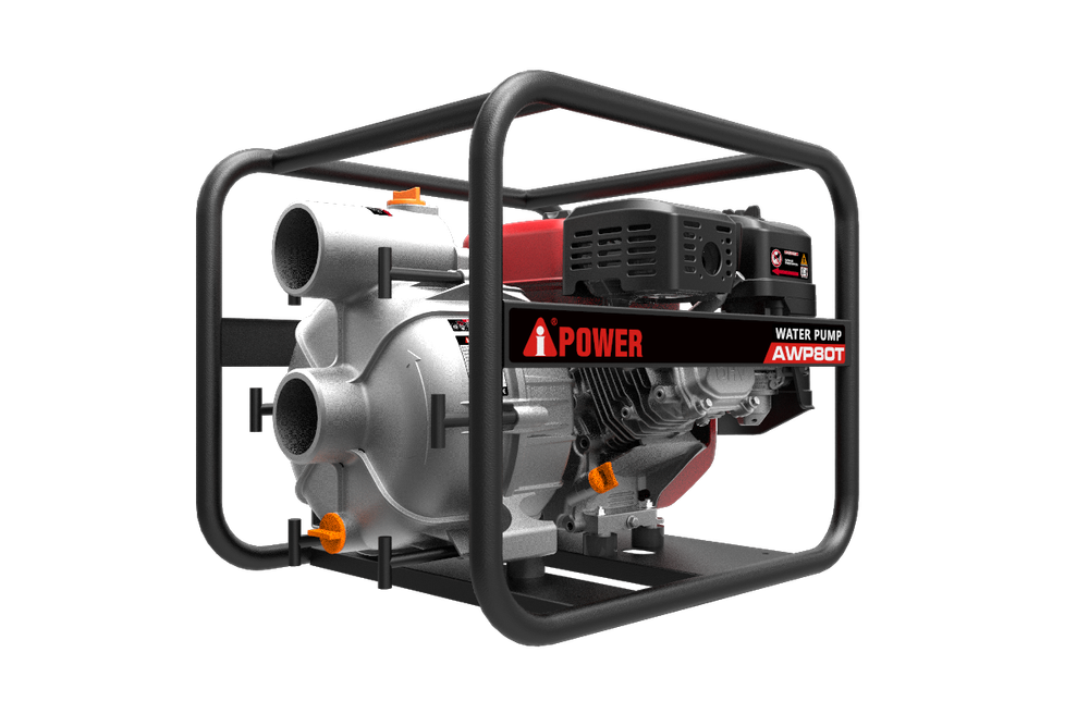 Мотопомпа A-iPower бензиновая для гряной воды AWP80T