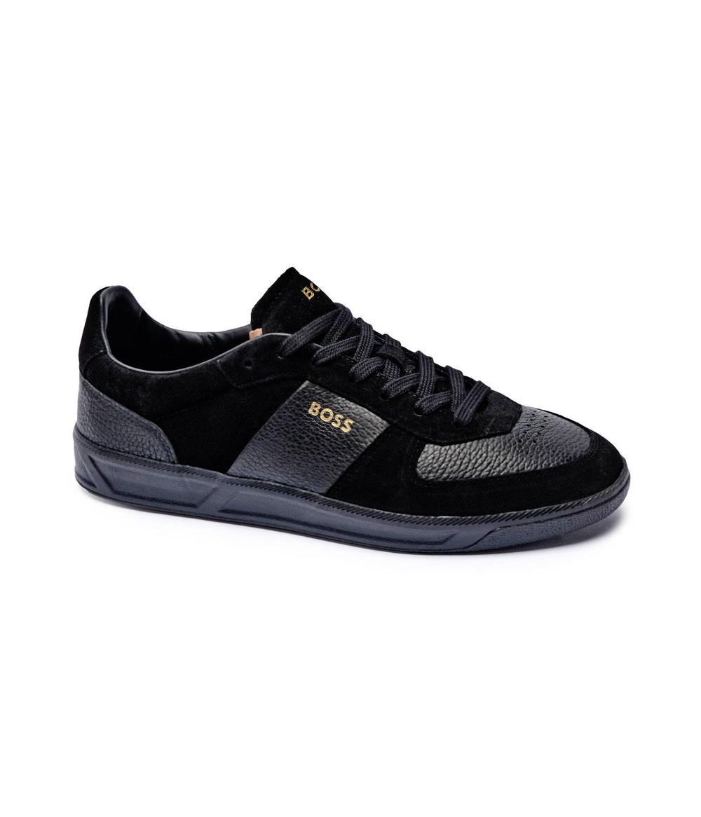 Кожаные кроссовки brandon BOSS BLACK - черный(50529499)