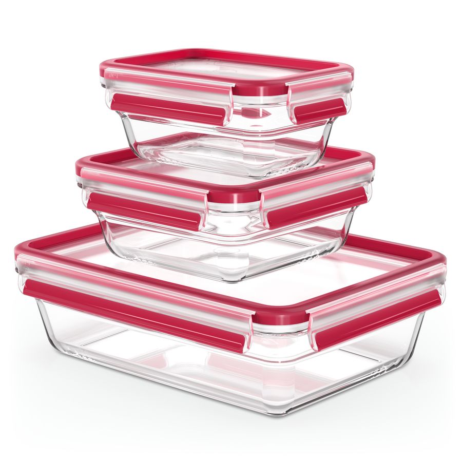 Набор контейнеров Tefal Masterseal Glass 3 предмета N1050910
